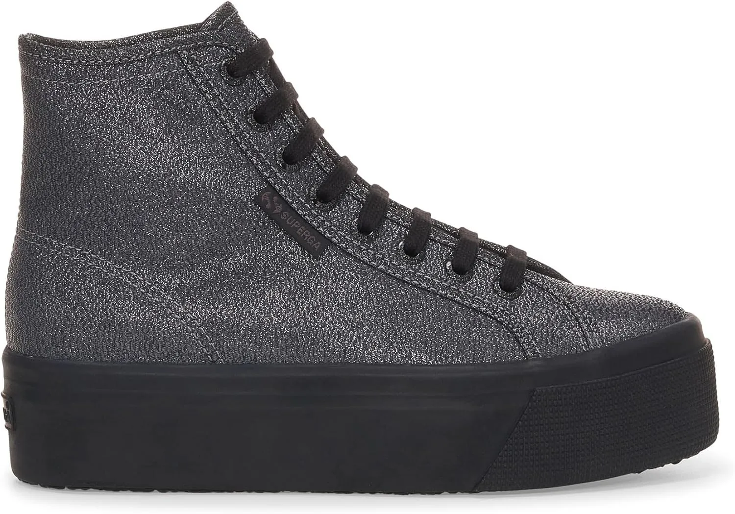 Superga Women's 2708 Hi Top Lame Sneaker