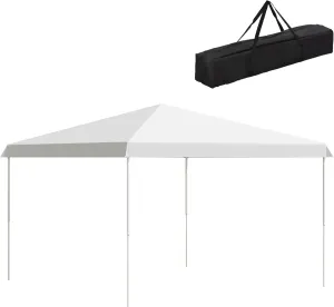 Tents for Parties Pop Up Canopy Tent, Instant Sun Shelter, 13' x 13', Height Adjustable, with Wheeled Carry Bag for Outdoor, Garden, Patio, Parties