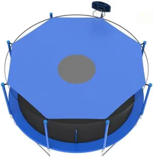 Trampoline Canopy, 6/8/10/12/14FT Trampolines Shade Cover Sun-Protection Anti-UV for Outdoor Backyard Playground, Easy to Install