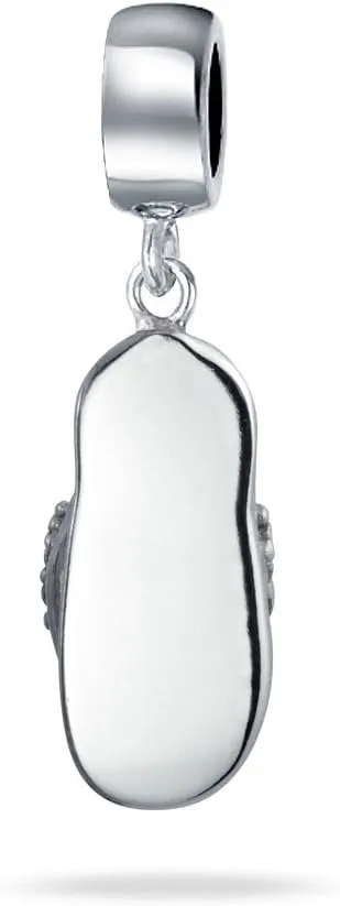 Tropical Vacation Lounge Chair Cocktail Drink Bird Parrot Swimmer Goggles Sunglasses Flip Flop Sandal Pineapple Beach Palm Tree Charm Bead For Women Teen .925 Sterling Silver Fits European Bracelet