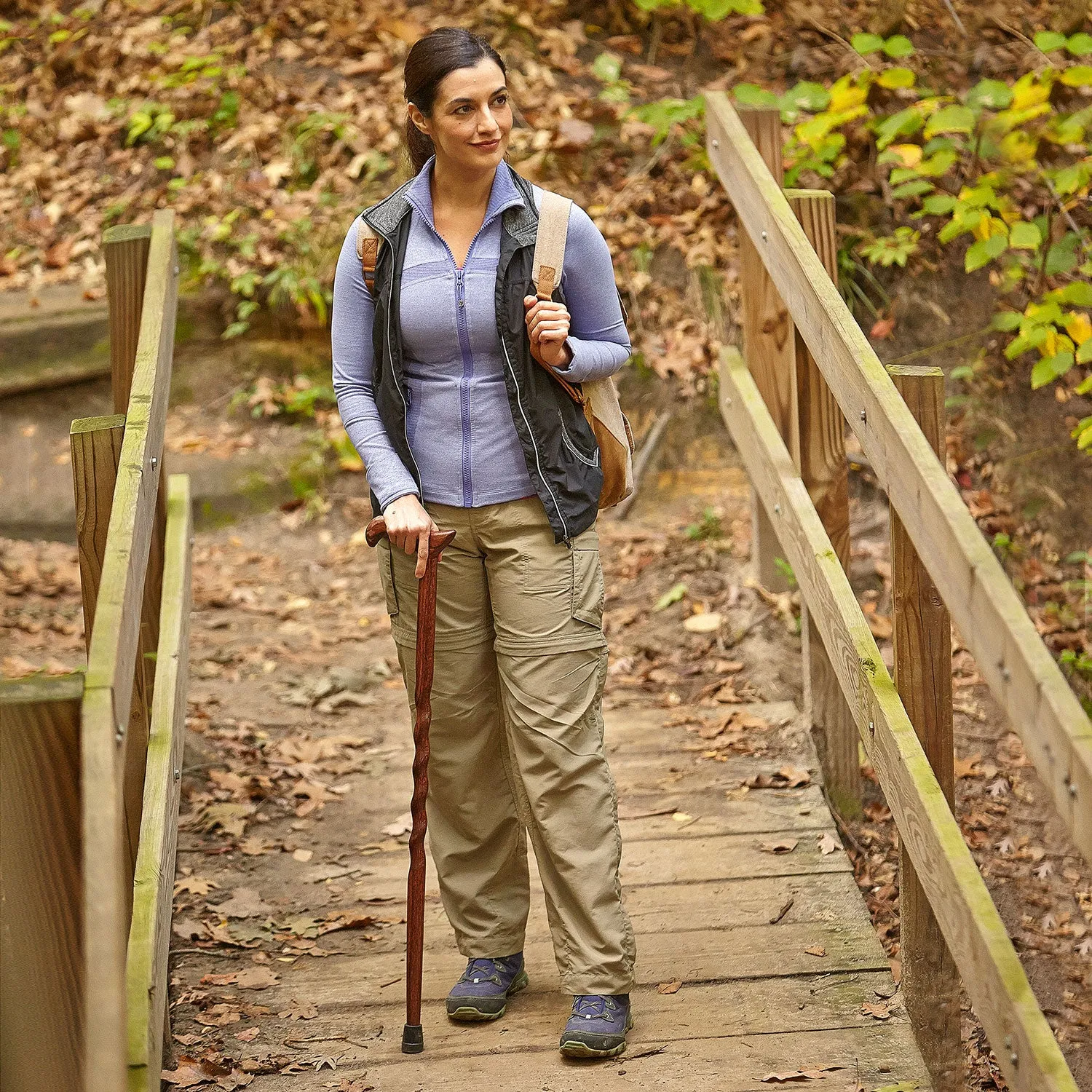 Twisted Oak Derby Handcrafted Walking Cane