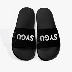 Unisex Black SYGU Slides