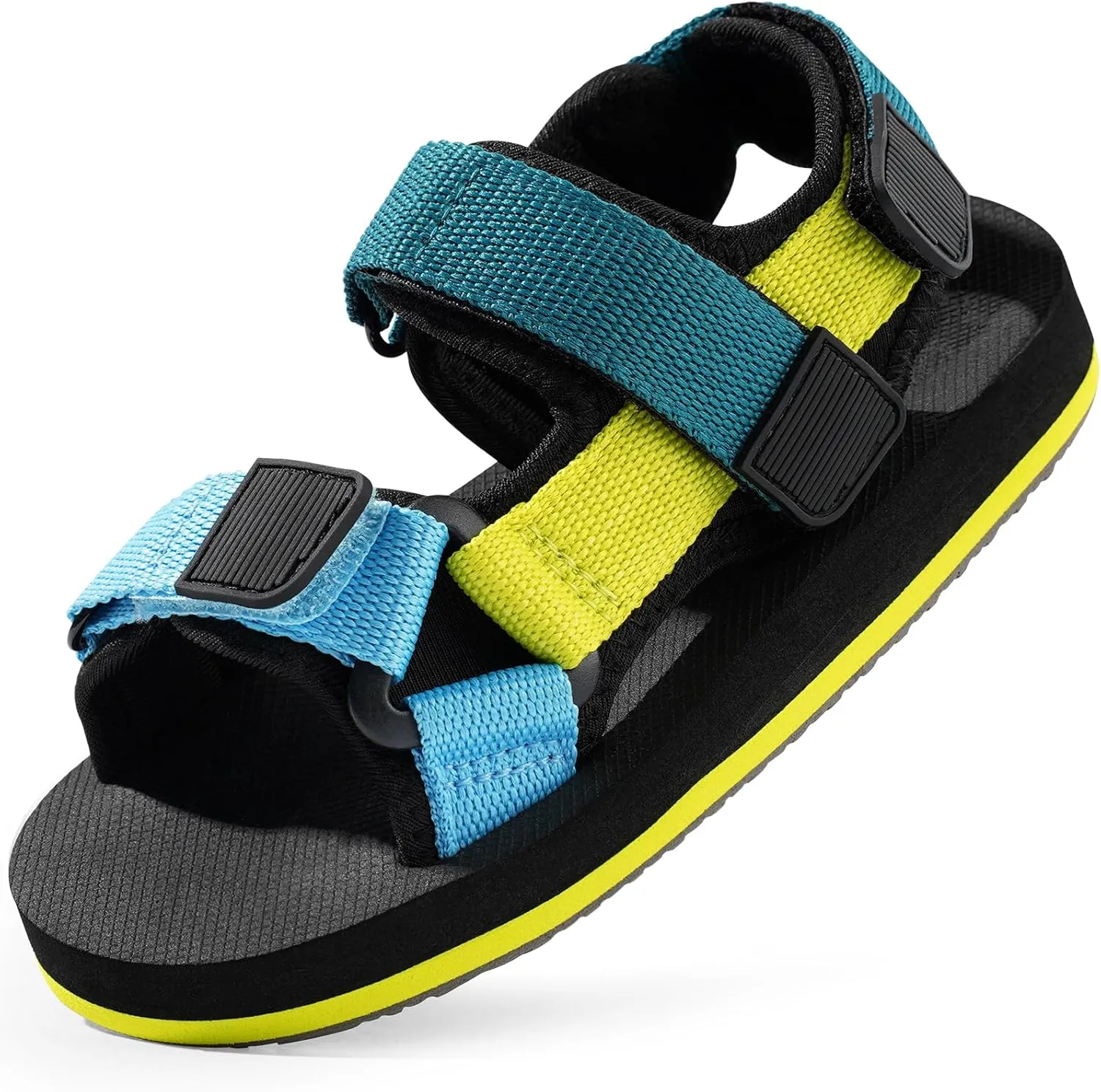 Unisex-Child Big Kids Sandals Adjustable Straps Slip on Athletic Sandals Outdoor Casual Shoes