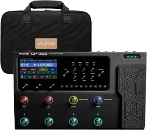 Valeton GP200 Multi Effects Processor   Gig Bag Black Bundle
