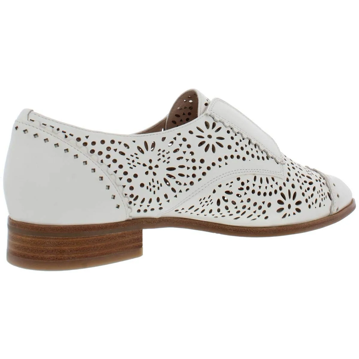 Via Spiga Women's Eliza Oxford, Milk Leather, 7.5 M US