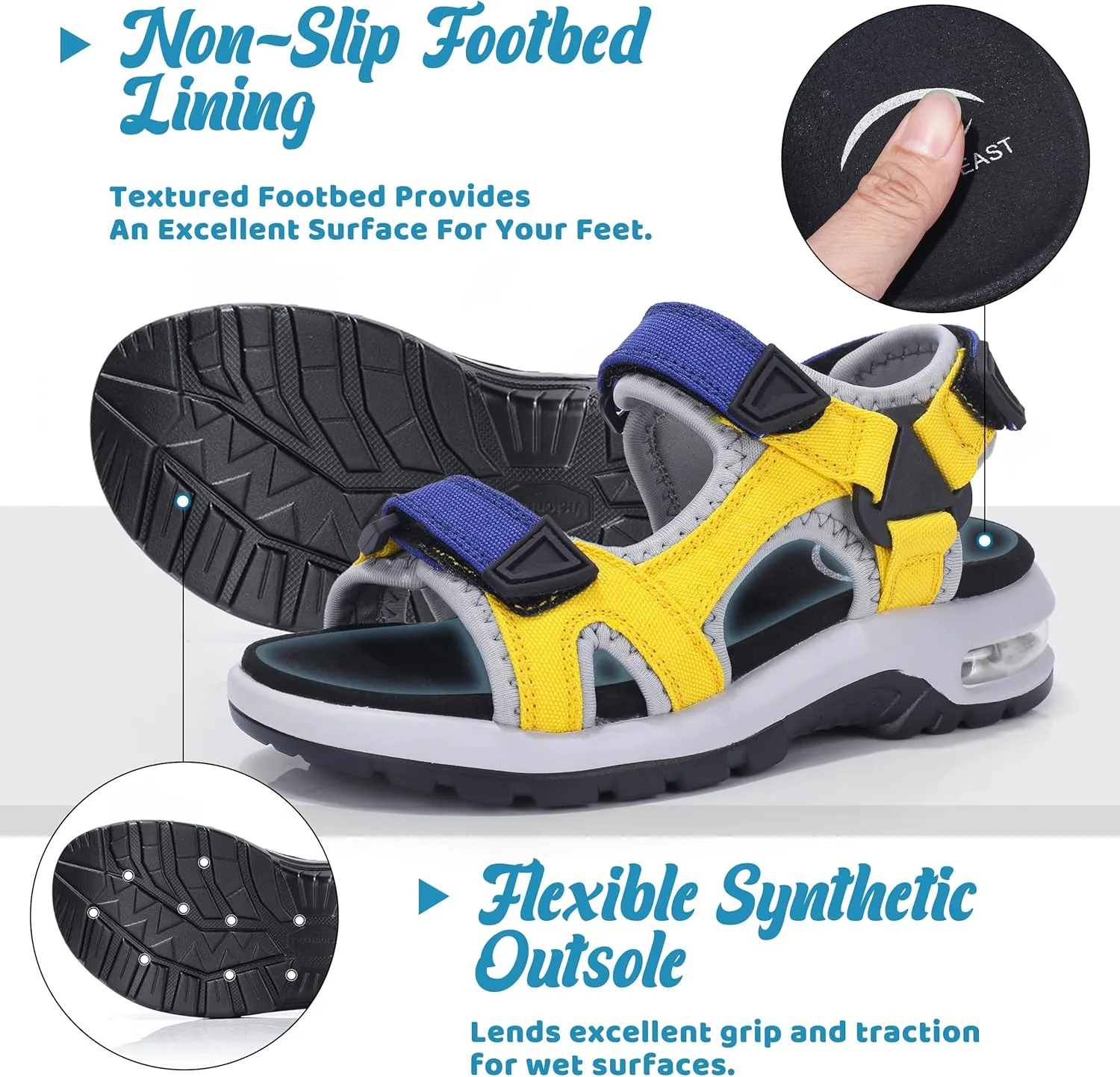 visionreast Boys Sandals Camouflage Print Kids Fashion Sport Sandals Outdoor Sandal Athletic Casual Sandals Beach Shoes
