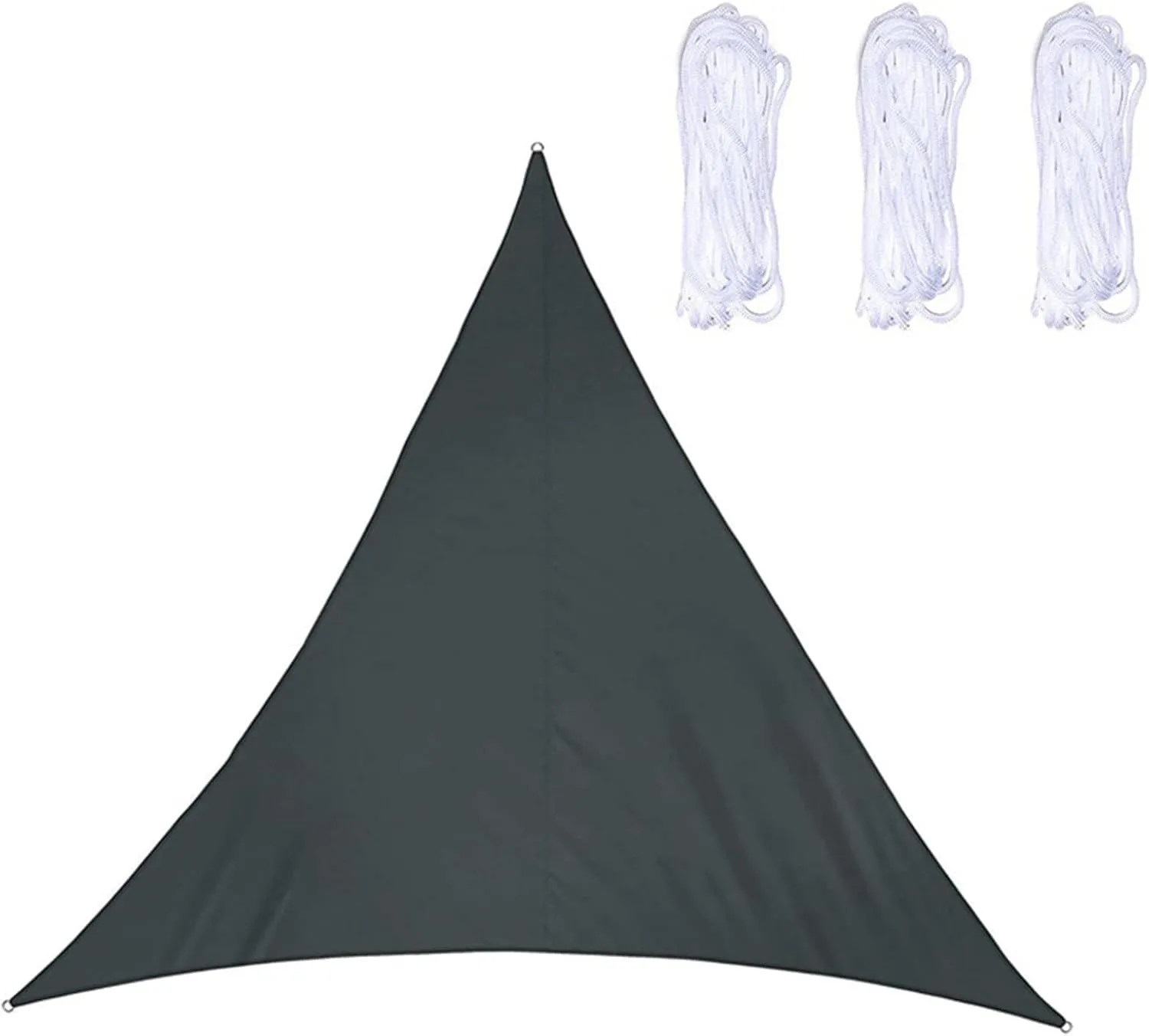 Waterproof Sun Shade Sail Triangle, Sunshades for Backyard, Heavy Duty Shade Cloth, Breathable Sunshade Cloth for Patio Backyard Lawn Outdoor Activities (I 6x6x6m)
