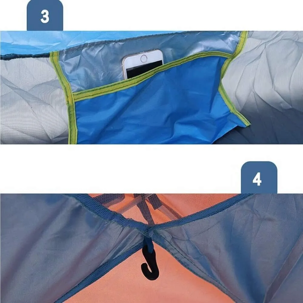 Winter Tent for 3 People – 4 Season Camping Hiking Dome Tent, Instant Pop-Up, Waterproof UV Protection, Family-Friendly, Quick Setup for Short Weekends