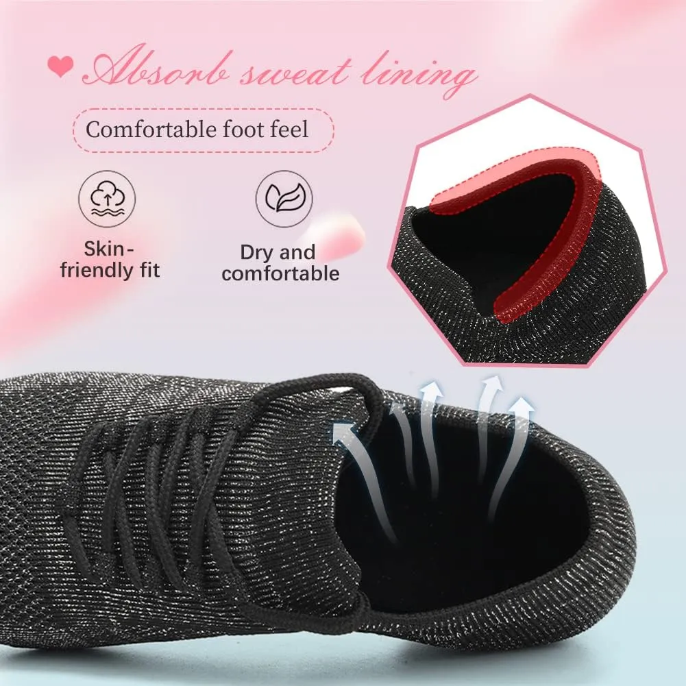 YKXLM Women Standard Practice Social Dance Sneaker Beginner Dance Practice Shoes for Women Low Heel Ballroom